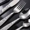 Multi-functional Western knife, fork and spoon set, high-end tableware combination, practical kitchenware, essential for restaurants Item Picture